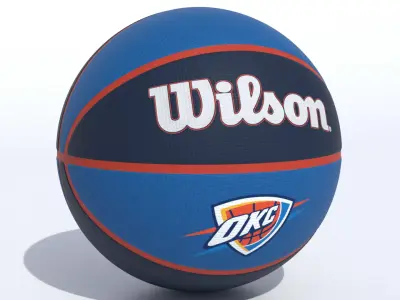 Wilson Oklahoma City Thunder Basketball 3D model