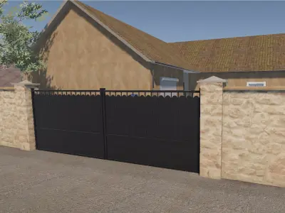 Gate Metal Free 3D model