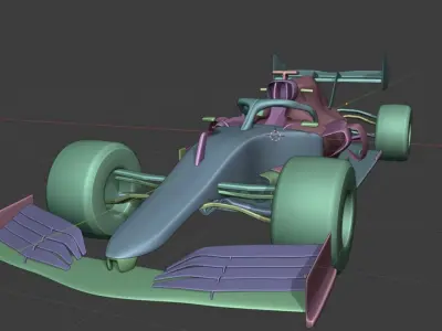 Formula 1 Inspired Car 3D model