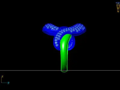 Women Ring 3D print model 9