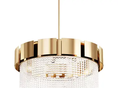 contemporary large decorative gold luxury lighting fixtures K9  3D model