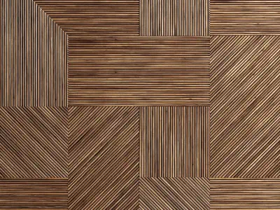 Wooden panels 3 3D model