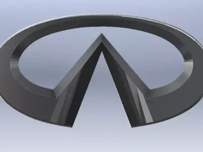 Infiniti Car logo 3D print model