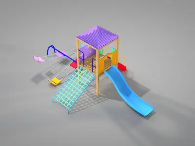 Playground Quattro 3D model