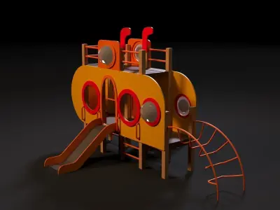 Playground Yellow Submarine 3D model purchase