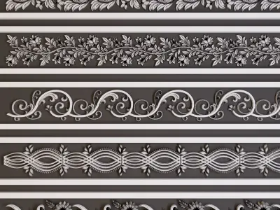 Ornament Trim Vol 06 3D model
