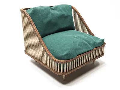 Noble Chic Chair Free low-poly 3D model