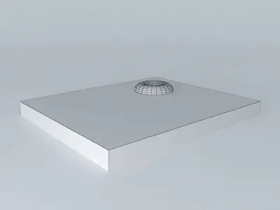 Floating life boat 3D model