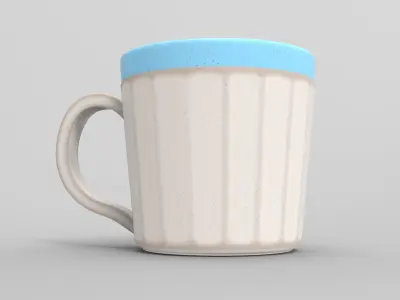 Shine Cup Low-poly 3D model
