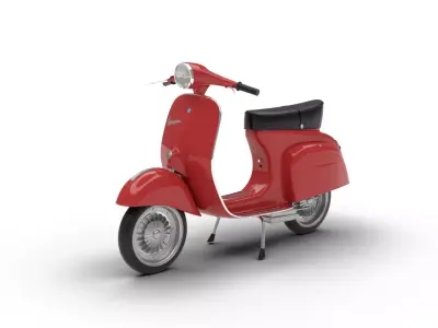 Vespa 125 1967 3d model 3D model