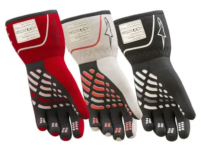 Alpinestars TECH-1 RACE V2 GLOVES 3D model