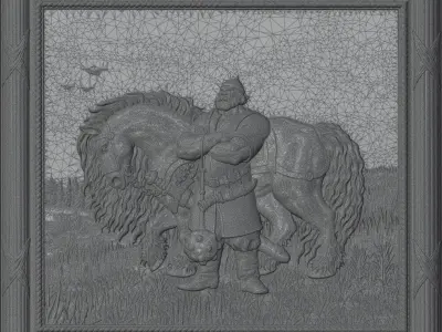 Ancient hero 3D print model