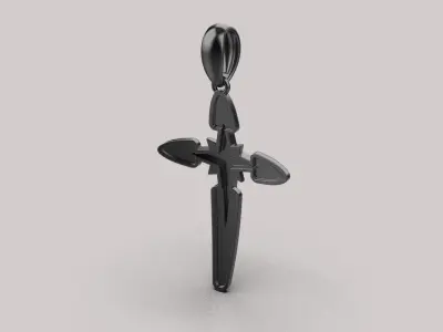 Jewelry Cross  3D print model