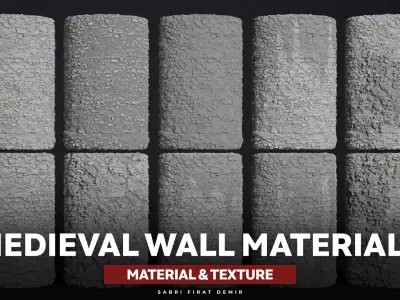 Medieval Wall Material Pack Texture
