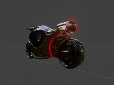 Concept Tesla Bike 3D model