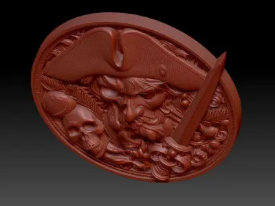  Pirate Skull 3D print model