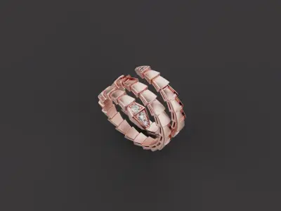 Serpent Ring 32069 3D print model