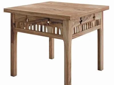 Exotic coffee table Low-poly 3D model