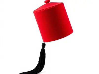 Moroccan Fez Hat Iconic Cultural model pack Low-poly 3D model