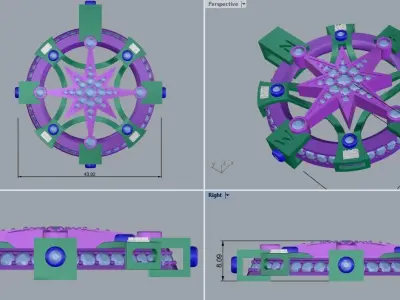 Wind rose 3D print model purchase