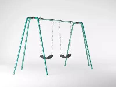 Playground Swing 3D model
