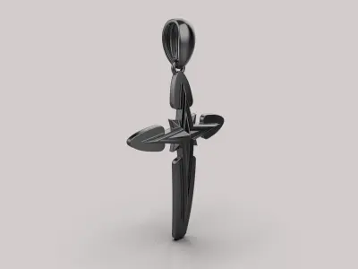 Jewelry Cross  3D print model