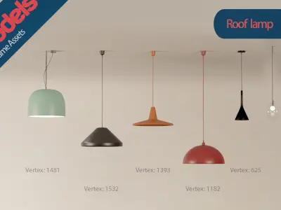 Unimodels Lamps Vol 1 Low-poly 3D model