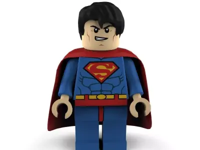 Superman Lego 3D model
