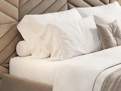 Colorado Bed Low-poly 3D model