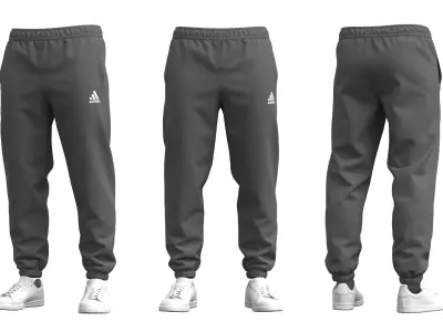 Sport Pants - Marvelous Designer  3D model