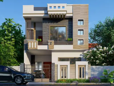 Front Elevation   3D model