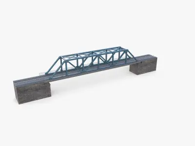 Bridge v1 Low-poly 3D model