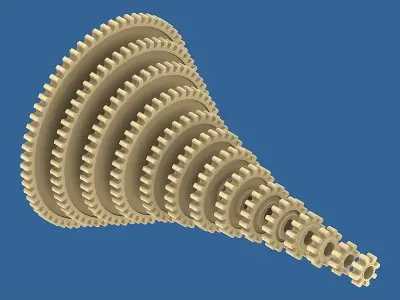 Spur Gear Collection 02 3D print model