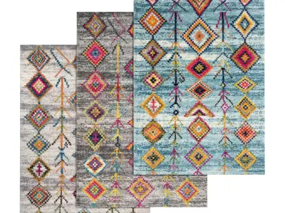 Rug Set 1550 3D model