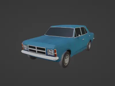 Chevrolet Opala 1975 Low-poly 3D model