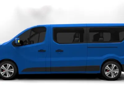 NISSAN NV300 2022 LONG Low-poly 3D model