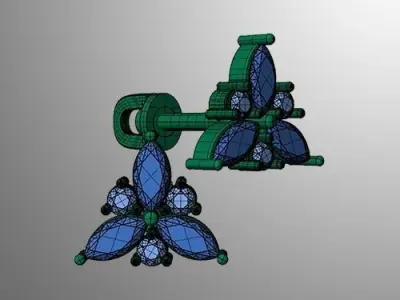 Earrings n 69 3D print model