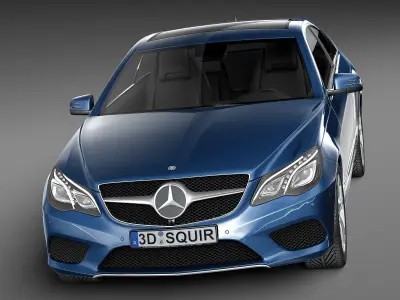 Mercedes-Benz E-Class Coupe 2015 3D model