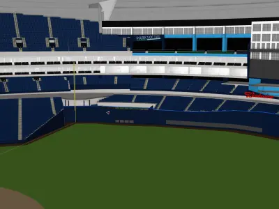 Rogers Centre Renovations Low-poly 3D model