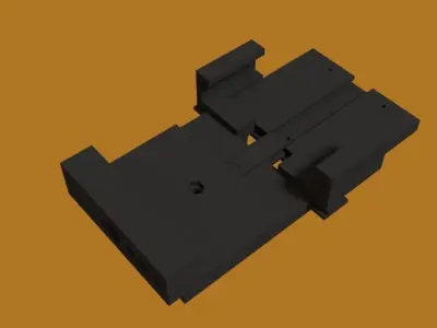 car cell phone holder 3D print model