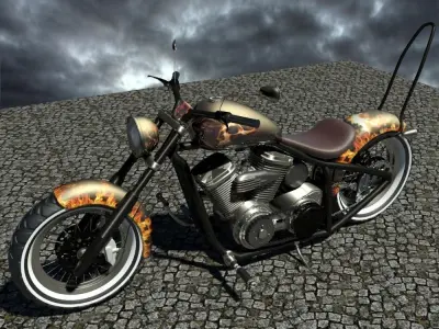 chopper motor 3D model