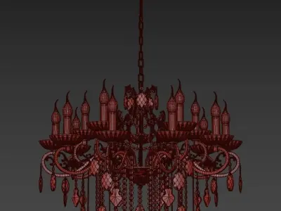 Trento E 1 1 15 G Chandelier 3D model