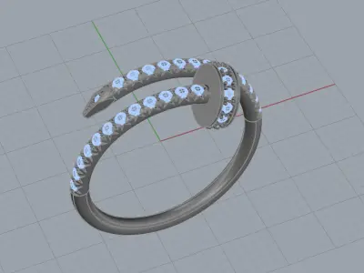 Nail Rings 61332 3D print model