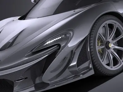 McLaren P1 LM 2018 3D model