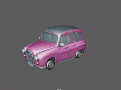 TOON Car 02 3D model