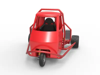 Ape car proto Scale 1 to 25 3D print model