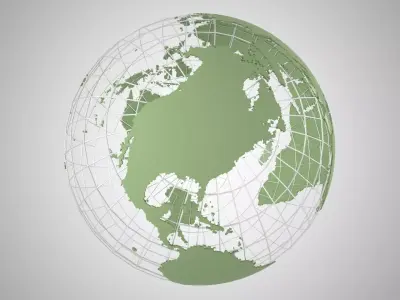 Globe News Skalton Turfe Green 3D model