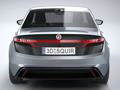 Generic Sedan EV 2023 3D model