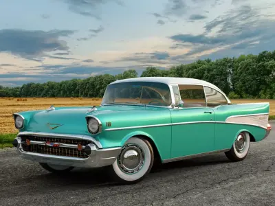 1957 Chevrolet Bel Air Original 3D model 3D model