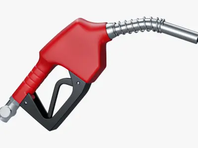 Fuel Nozzle  Low-poly 3D model